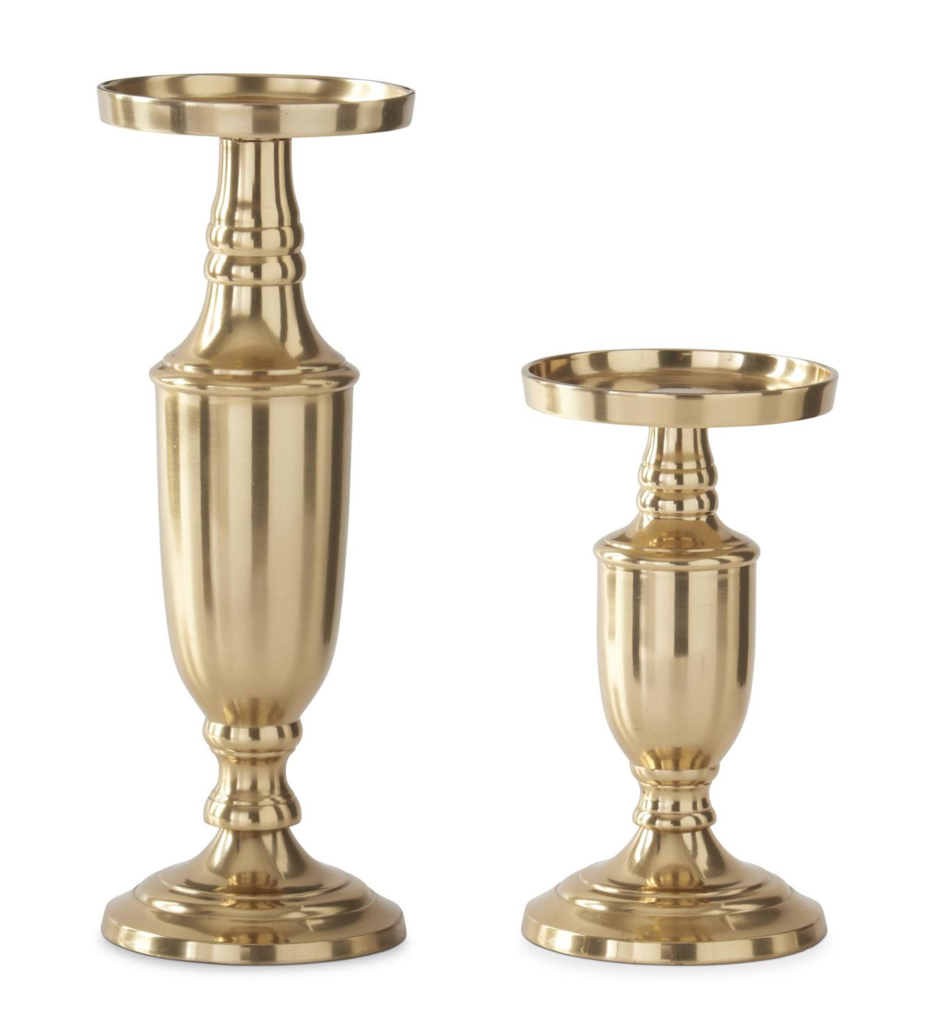 Grande Regent Brass Candleholder