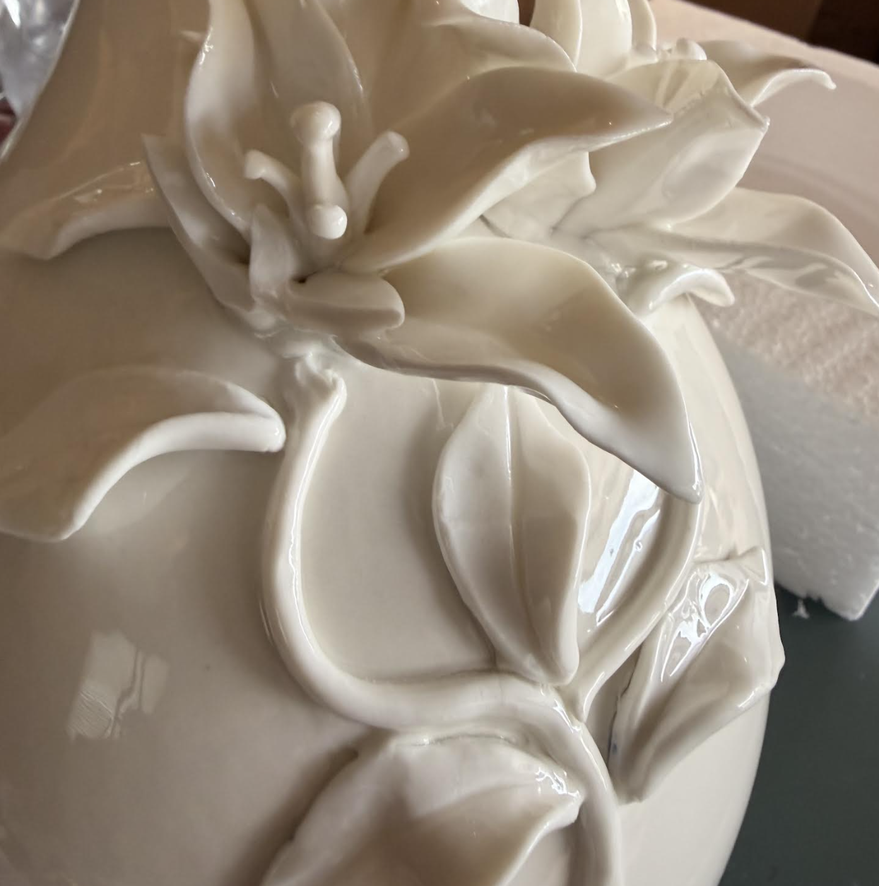 Mended Botanical Lily Vase