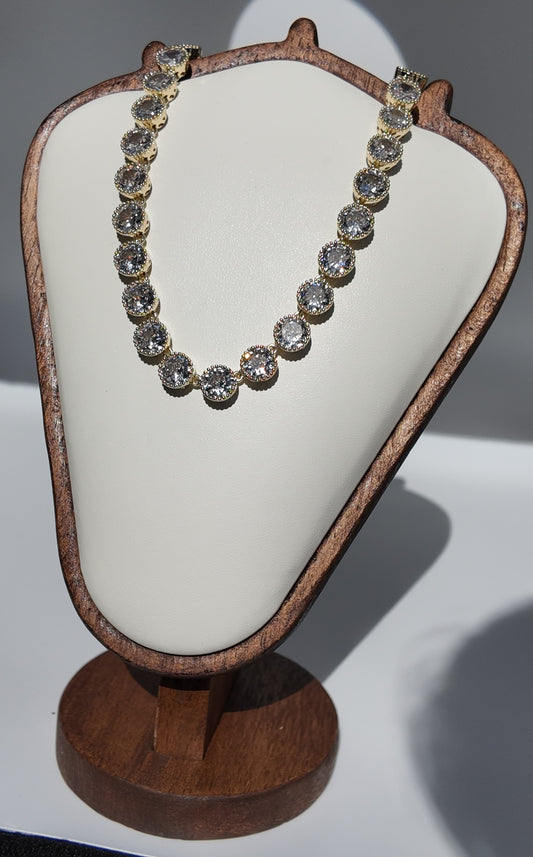 Genevieve Halo Necklace