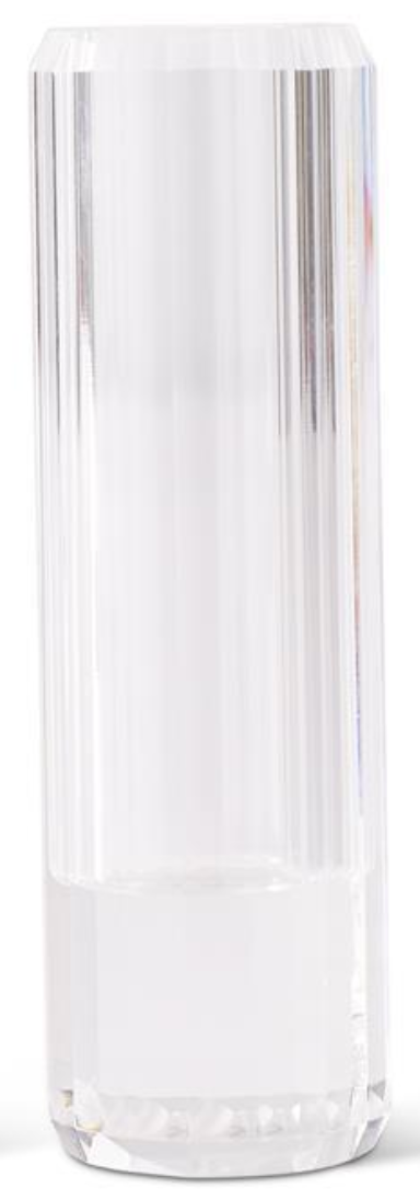 Classic Prism Crystal Bud Vase