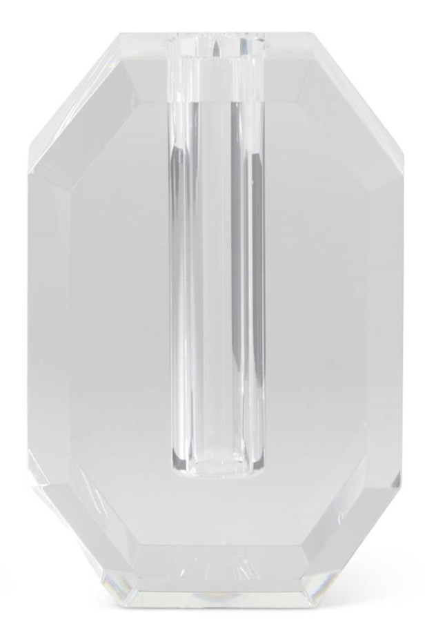 Emerald Crystal Pillar Vase