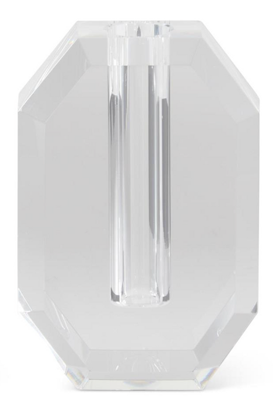 Emerald Crystal Pillar Vase