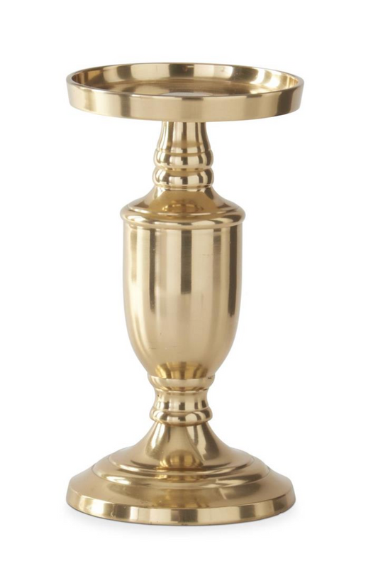 Petite Regent Brass Candleholder
