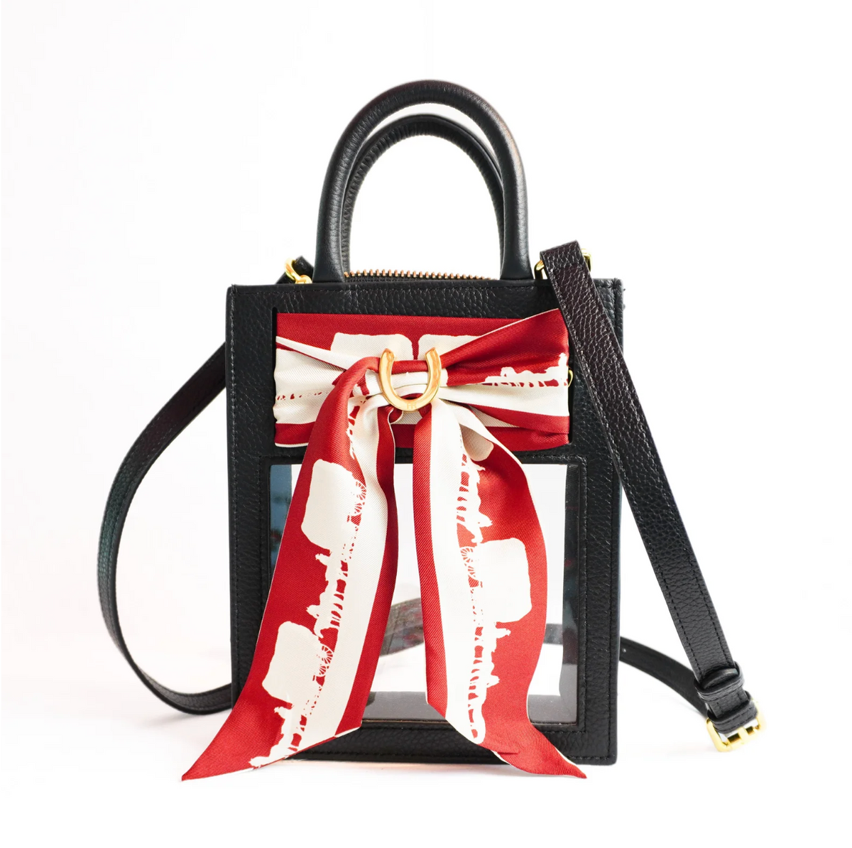 Mini Calista Clear Bag + Dust Bowl Symphony – Black