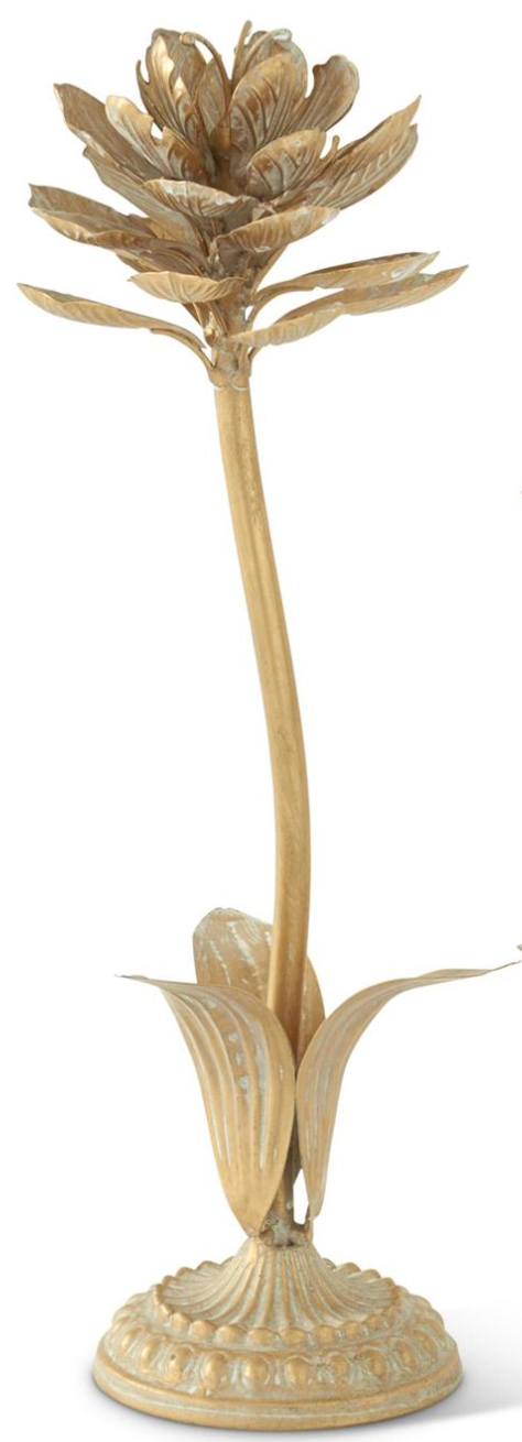 Grande Guilded Bloom Sculpture