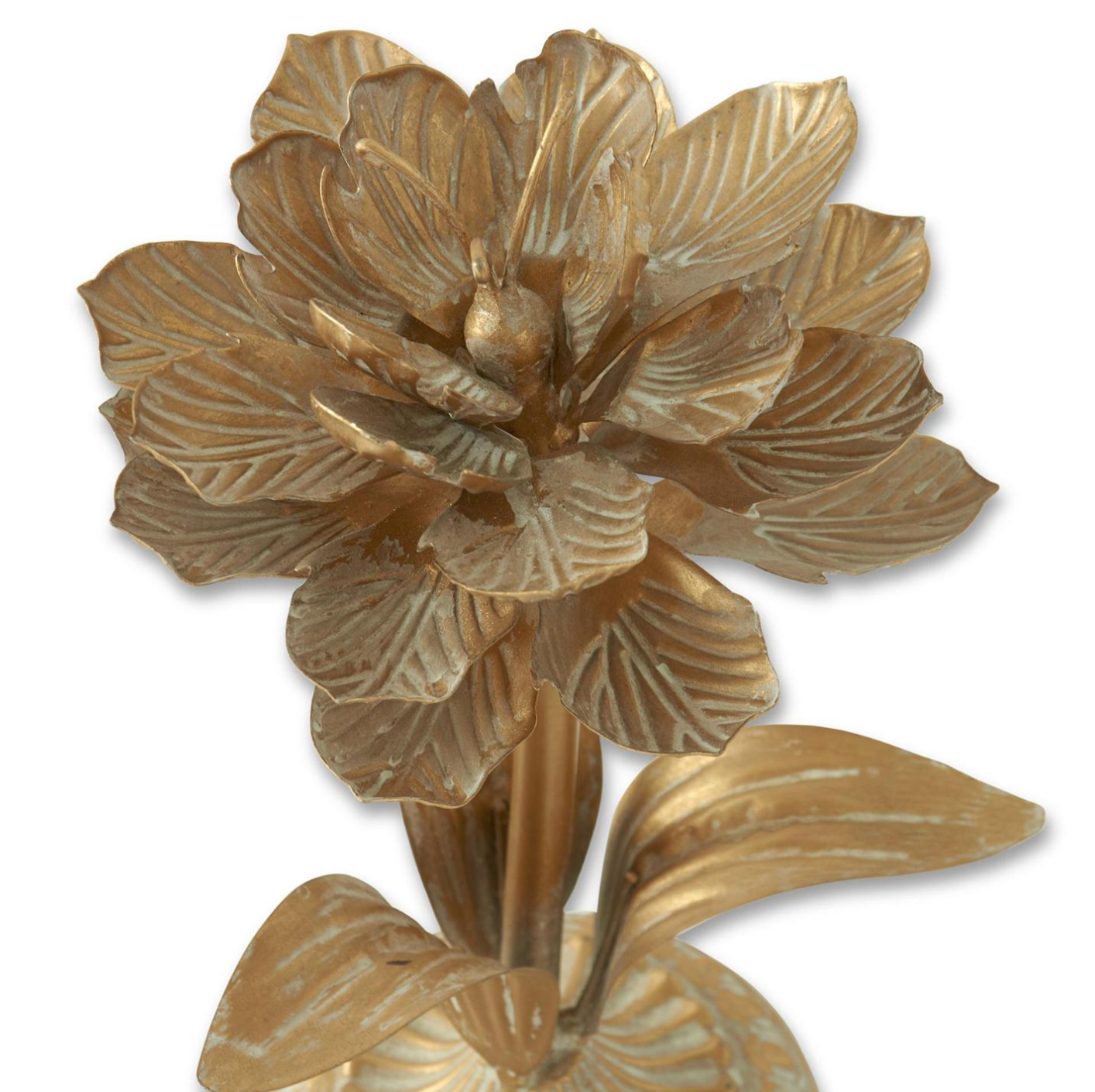 Grande Guilded Bloom Sculpture