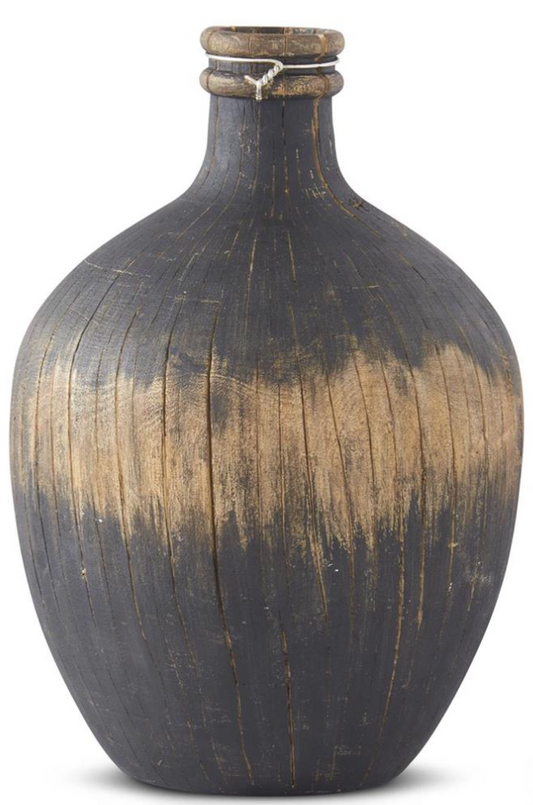 Grande Noir Woodgrain Vessel