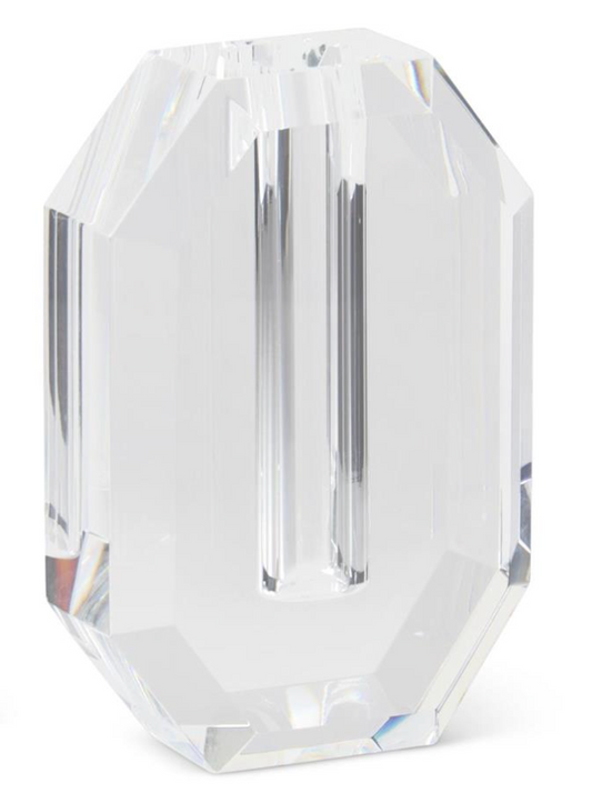 Emerald Crystal Pillar Vase