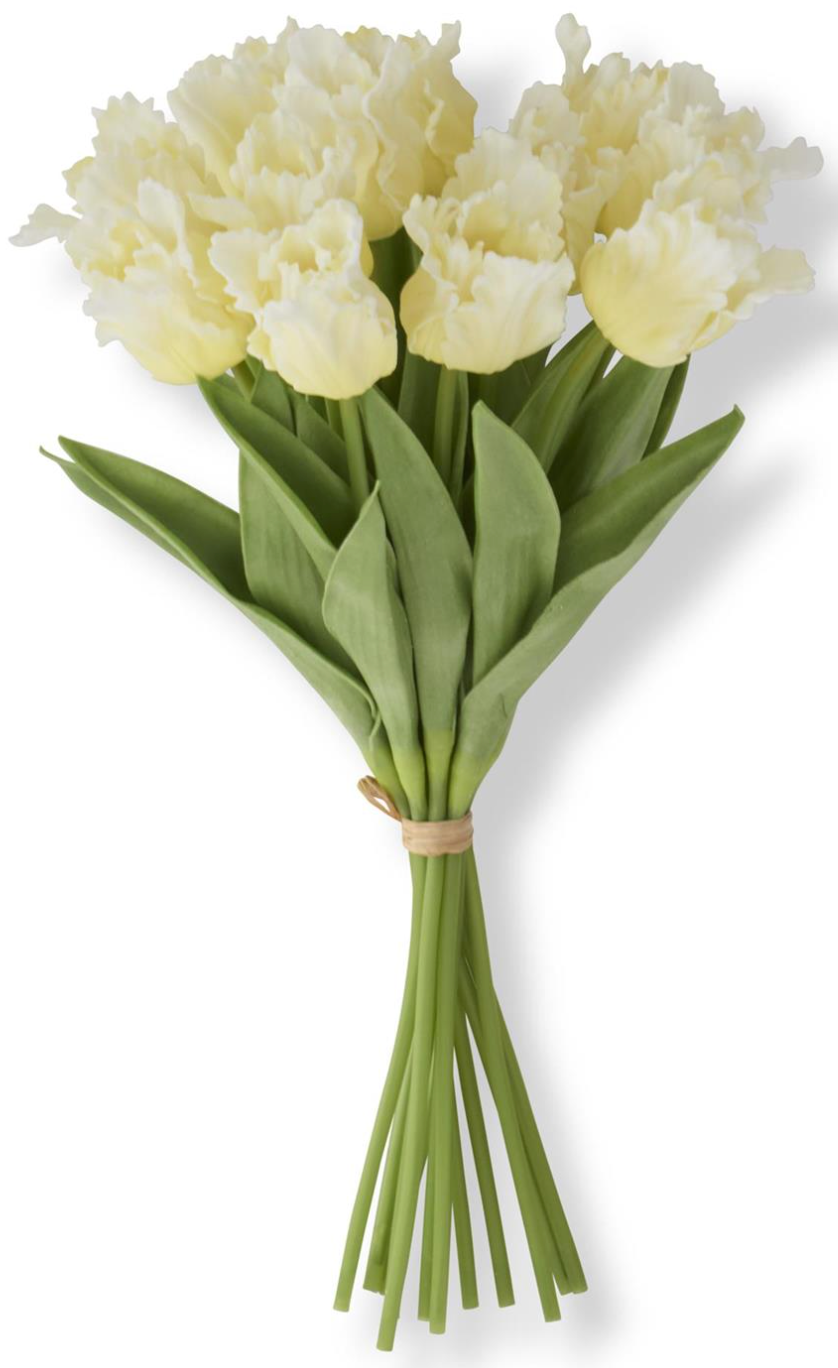 Real Touch Parrot Tulip Bundle (12 stems)