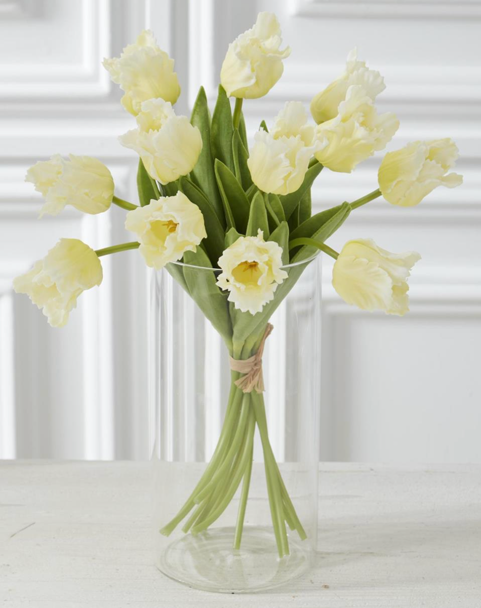 Real Touch Parrot Tulip Bundle (12 stems)