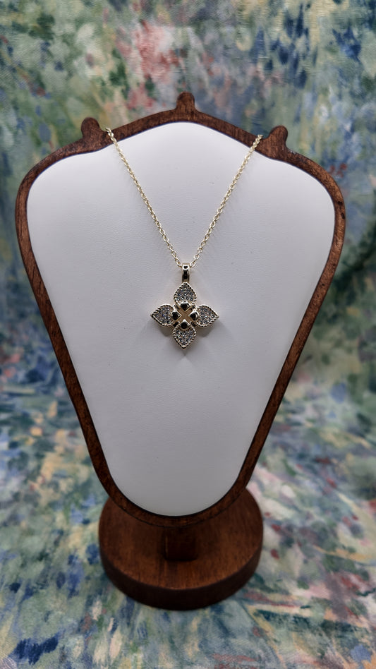 Camille Floral Pendant Necklace