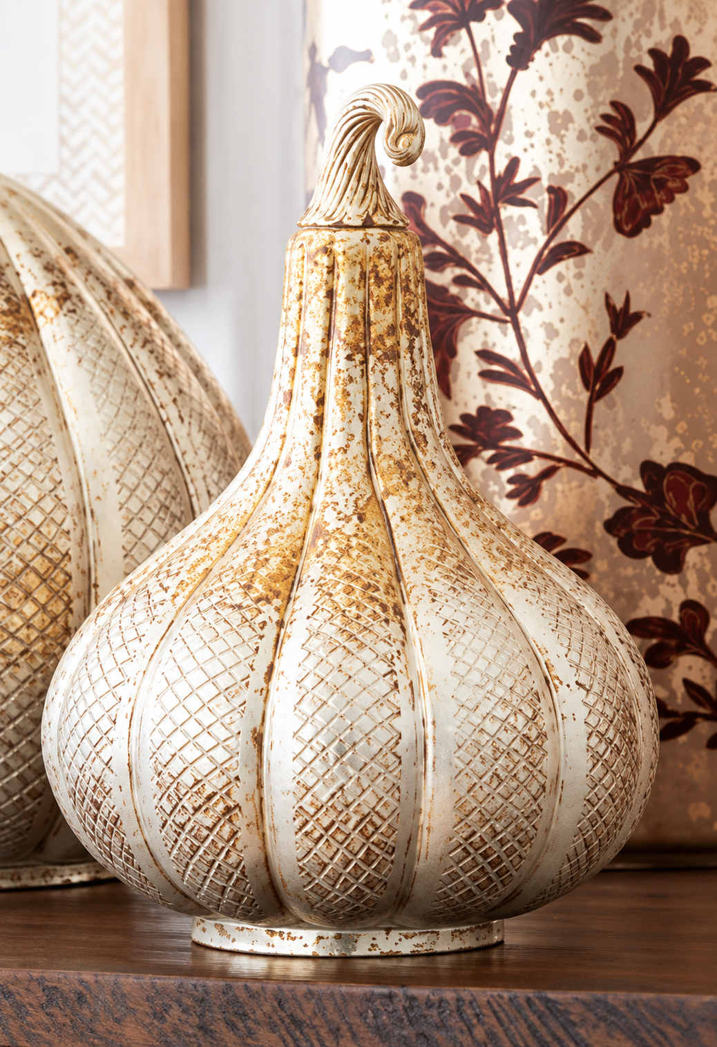 Linenstone Textured Pumpkin